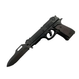 4.75" Folding Pistol Knife with Holster