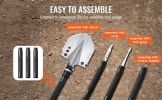 Survival Shovel 13 in 1 Camping Shovel Folding Multitool Portable Compact
