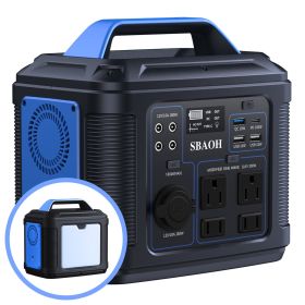 300W Portable Power Station,296Wh 80000Mah Backup Lithium Battery, Solar Generator For Home And Outdoor Emergency Power Outage,Solar Panel Is Not (Option: 110V)